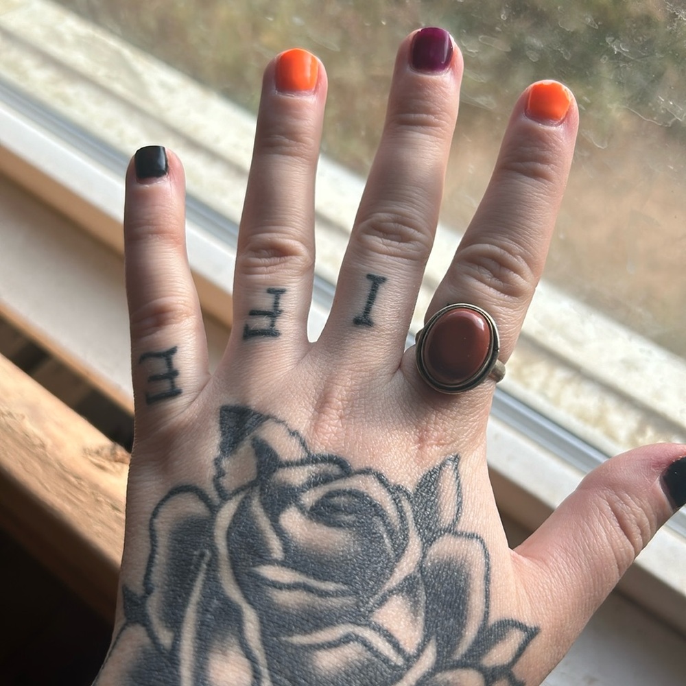 Red Turquoise ring